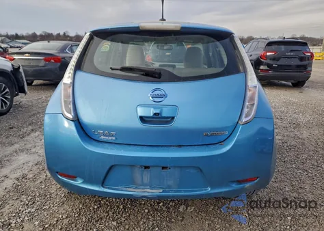 2012 Nissan Leaf Sv из США, поврежденный, VIN JN1AZ0CP0CT021312